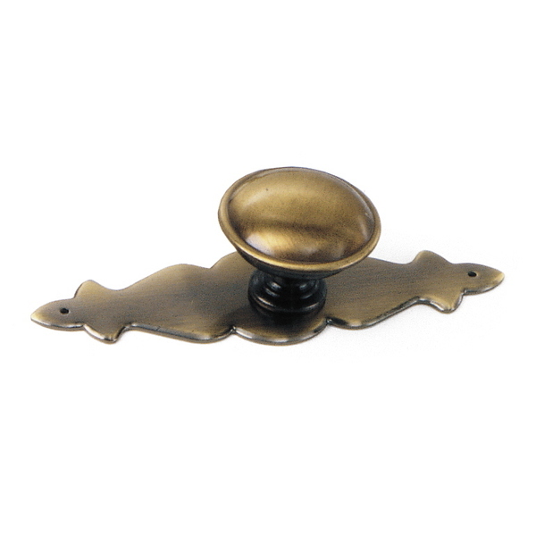 Laurey 4" x 1" Classic Traditions Backplate, Antique Brass 22205
